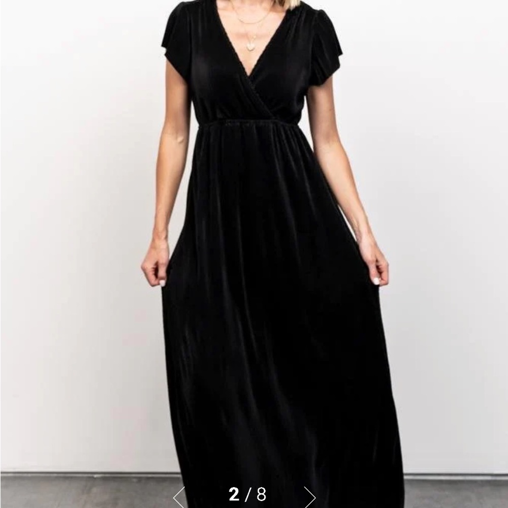 Baltic Born Athena Pleated Maxi Dress